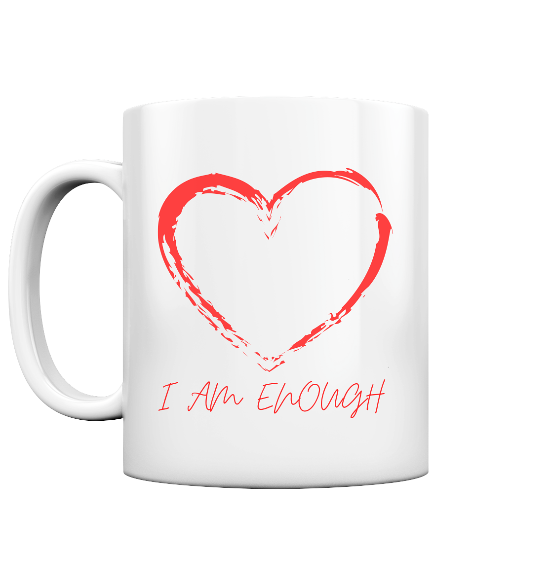 Tasse glossy "I am enough"