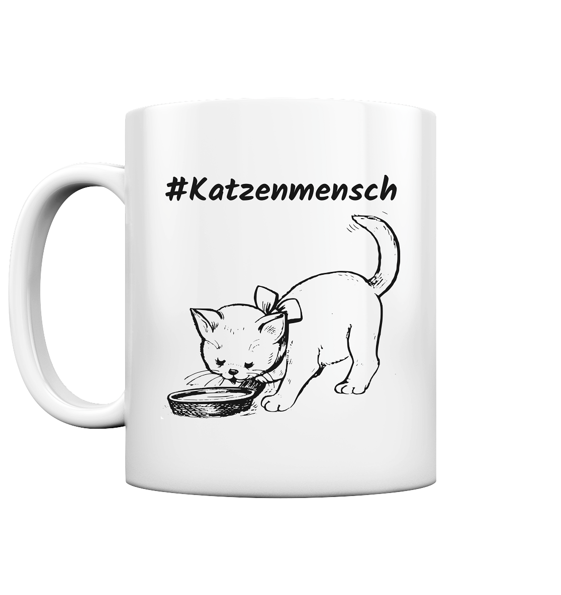 Tasse glossy #Katzenmensch 2