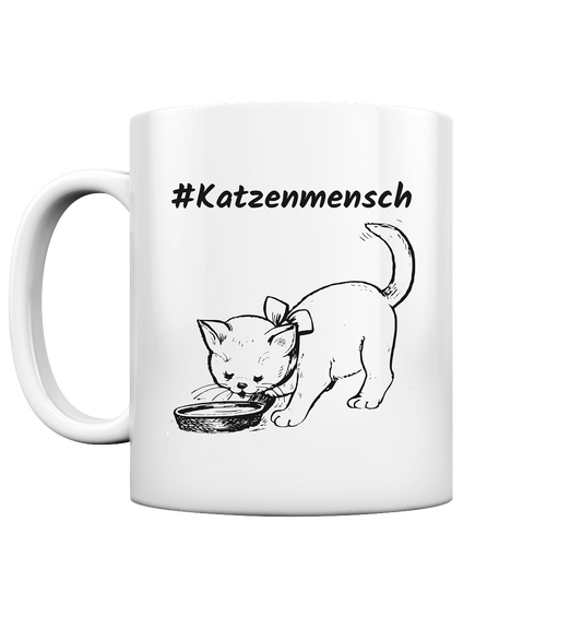 Tasse glossy #Katzenmensch 2