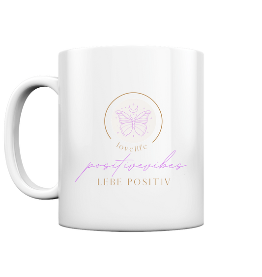 Tasse glossy "positivevibes"