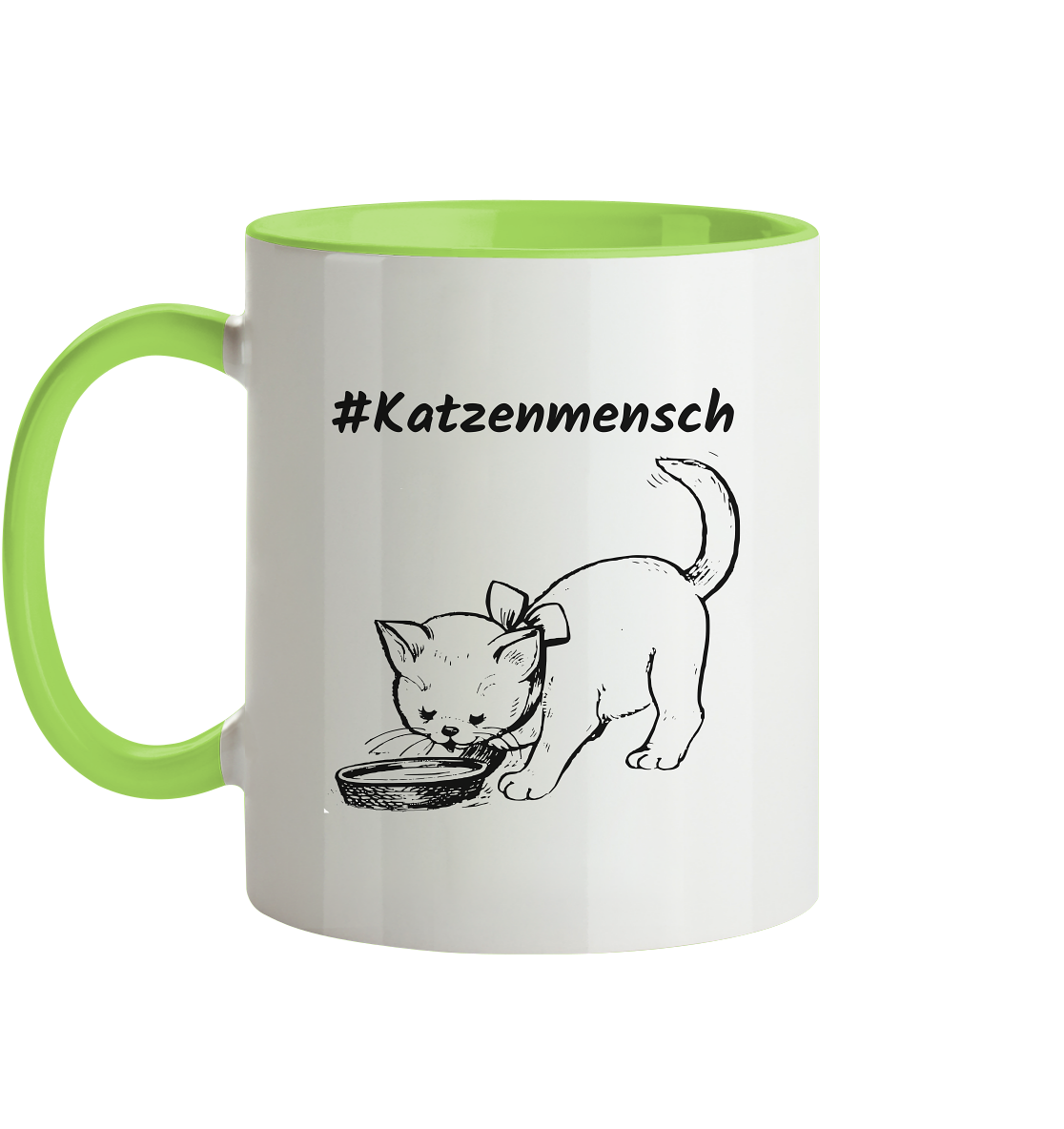 #Katzenmensch 2 - Tasse zweifarbig