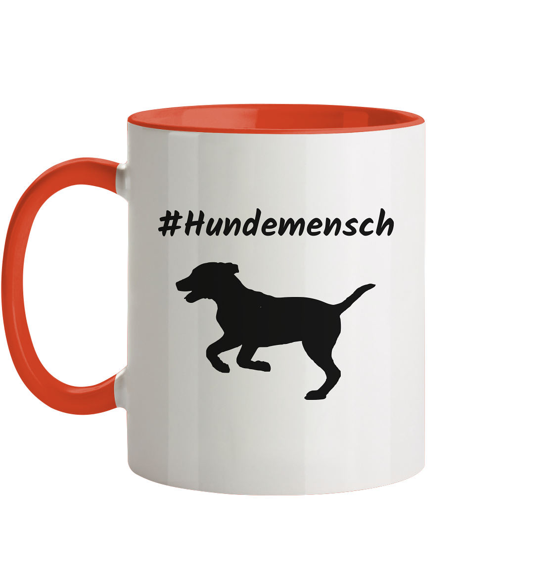 Tasse zweifarbig #Hundemensch