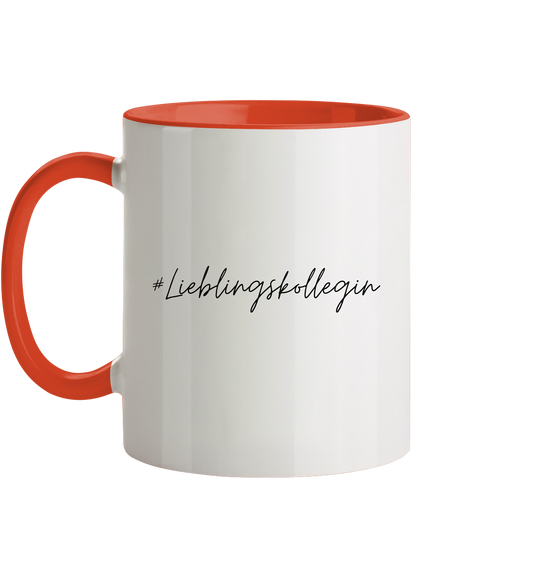 Tasse zweifarbig #Lieblingskollegin