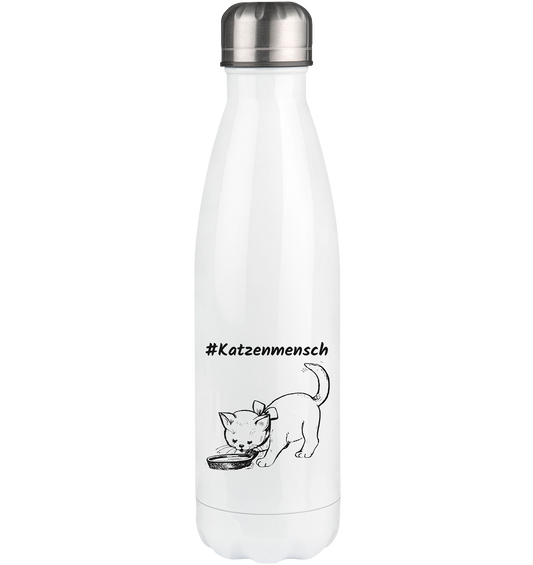 Thermoflasche 500ml #Katzenmensch 2