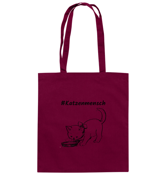 Baumwolltasche #Katzenmensch 2