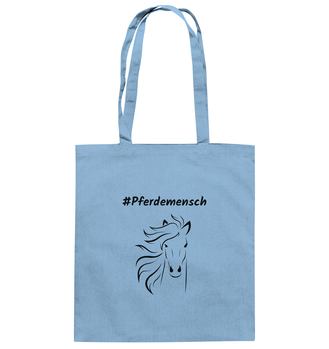 Baumwolltasche #Pferdemensch