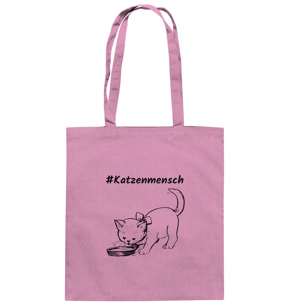 Baumwolltasche #Katzenmensch 2