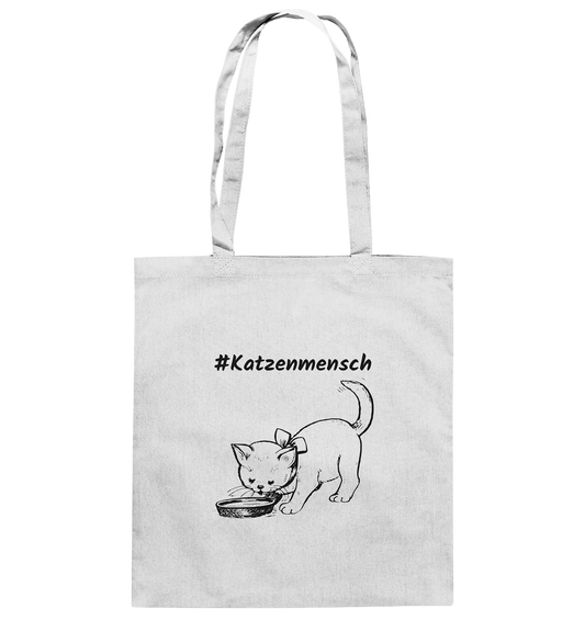 Baumwolltasche #Katzenmensch 2