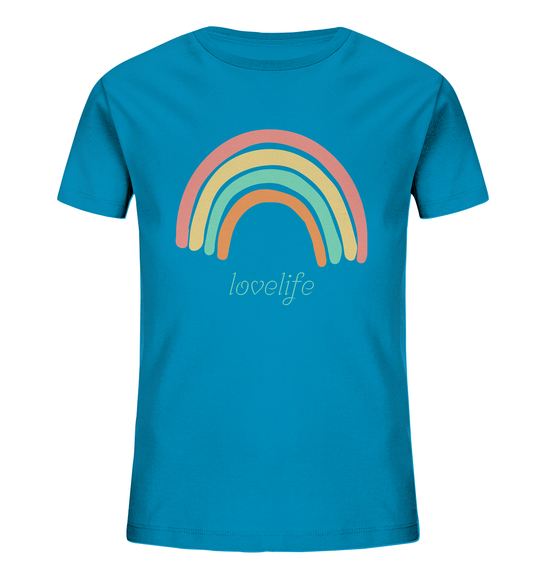 Kinder T-Shirt "lovelife" - aus 85% Bio-Baumwolle