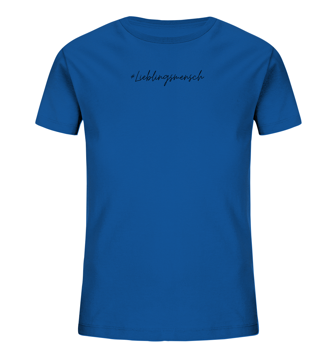 Kinder T-Shirt "#Lieblingsmensch" schwarze Schrift - aus 100% Bio-Baumwolle