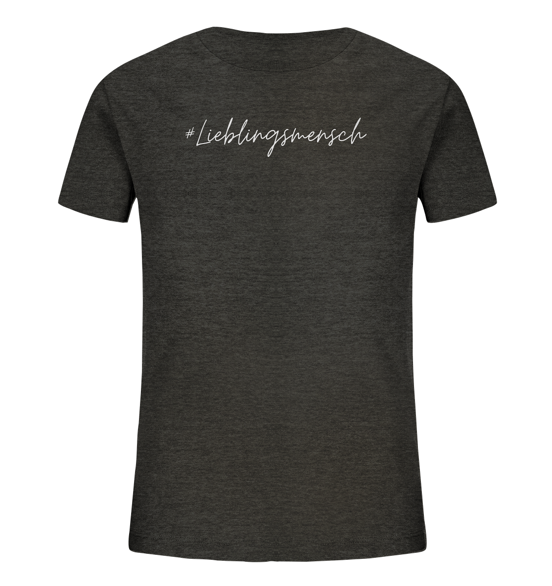 Kinder T-Shirt "#Lieblingsmensch" weiße Schrift - Kids Organic Shirt