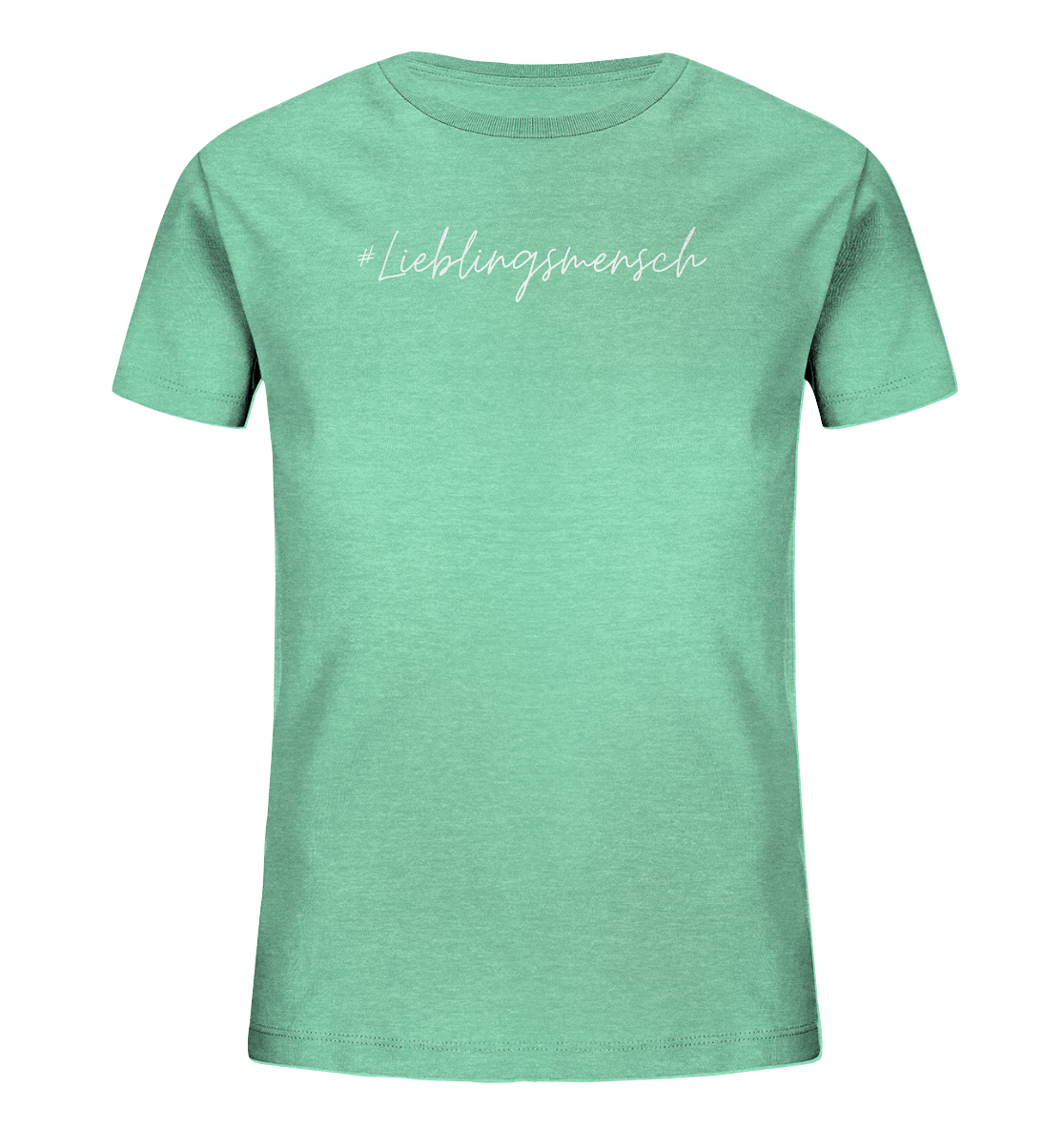 Kinder T-Shirt "#Lieblingsmensch" weiße Schrift - Kids Organic Shirt