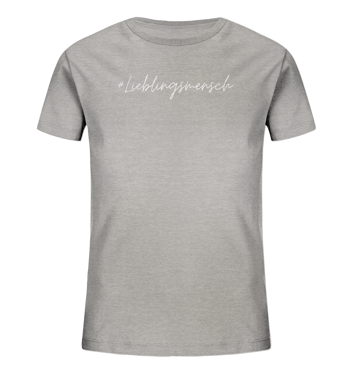 Kinder T-Shirt "#Lieblingsmensch" weiße Schrift - Kids Organic Shirt