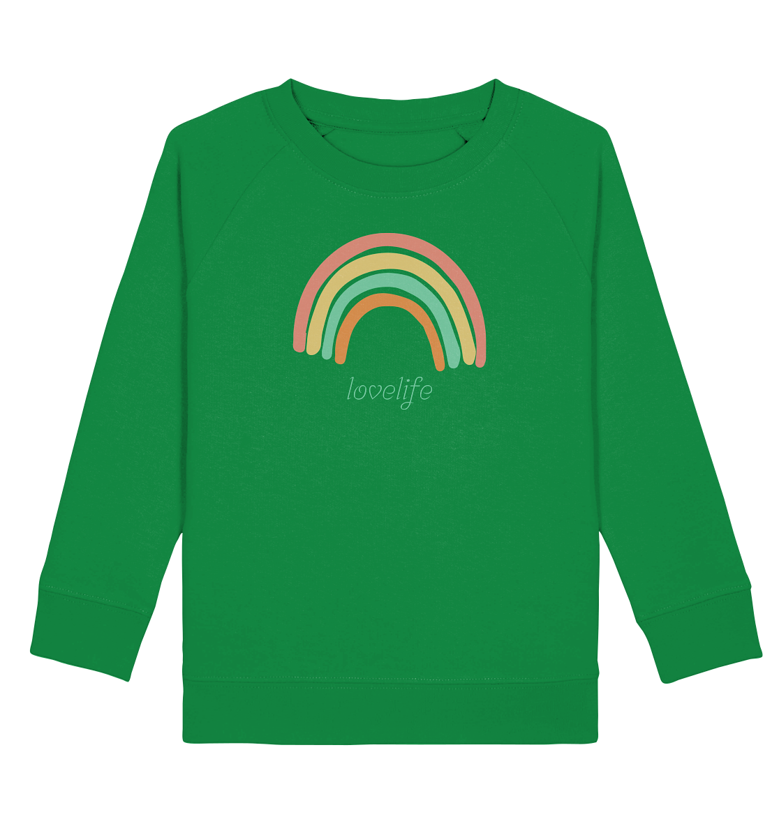 Kinder Sweatshirt "lovelife" - aus 85% Bio-Baumwolle