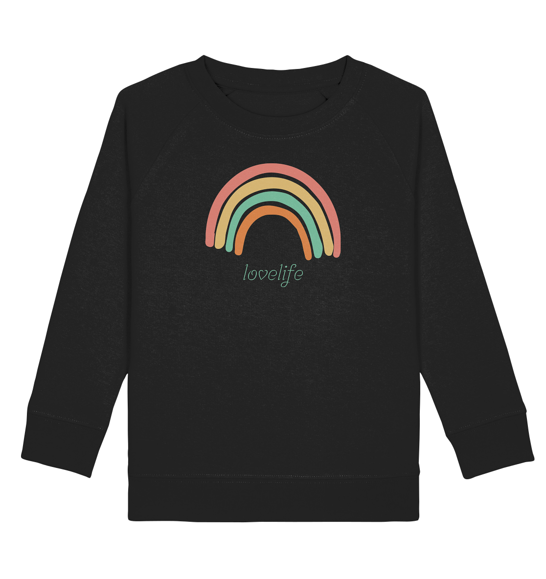 Kinder Sweatshirt "lovelife" - aus 85% Bio-Baumwolle