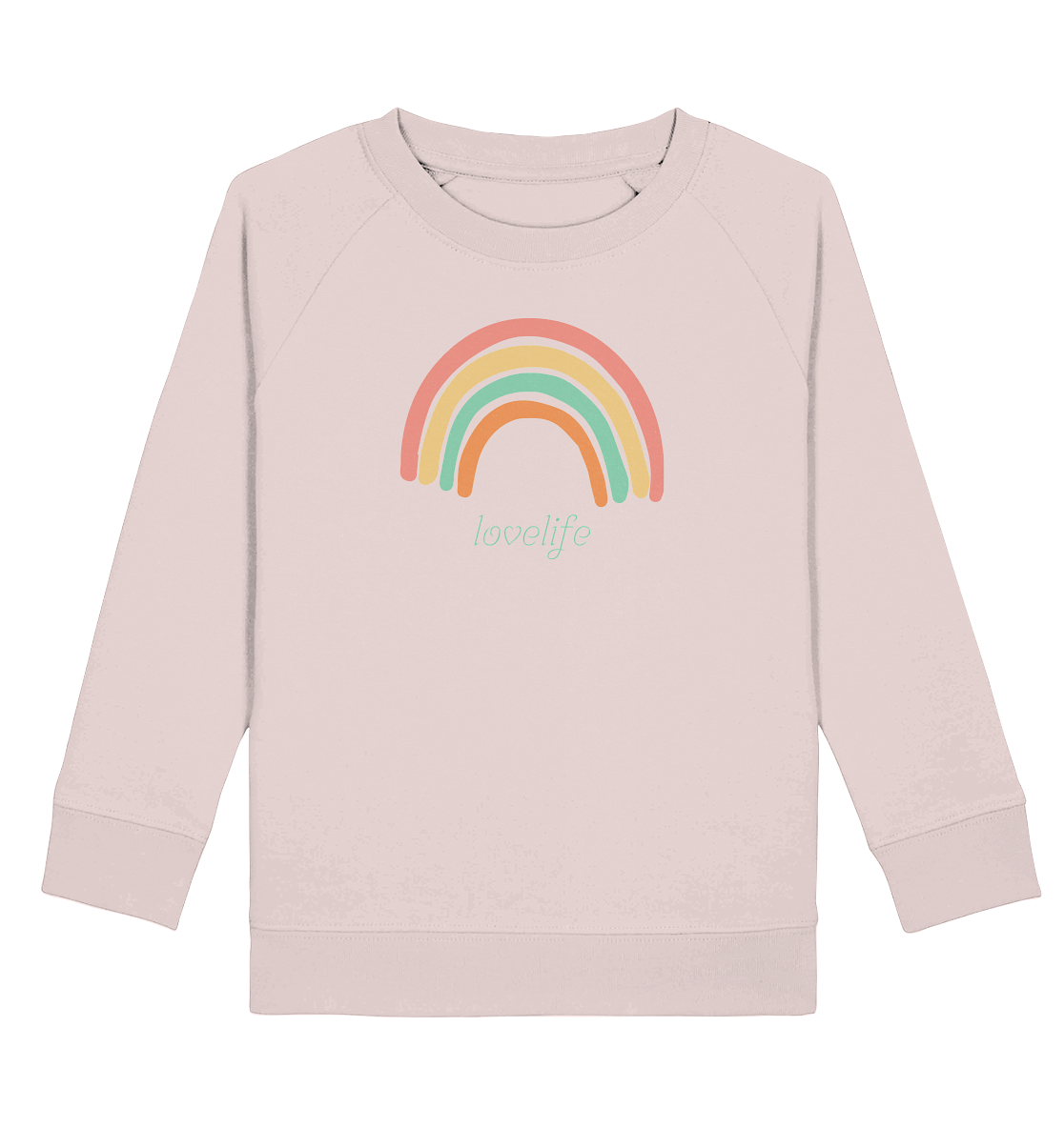 Kinder Sweatshirt "lovelife" - aus 85% Bio-Baumwolle