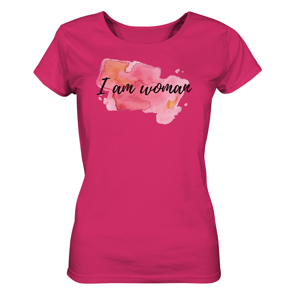 Damen Shirt "I am woman"  - aus 100% Bio-Baumwolle