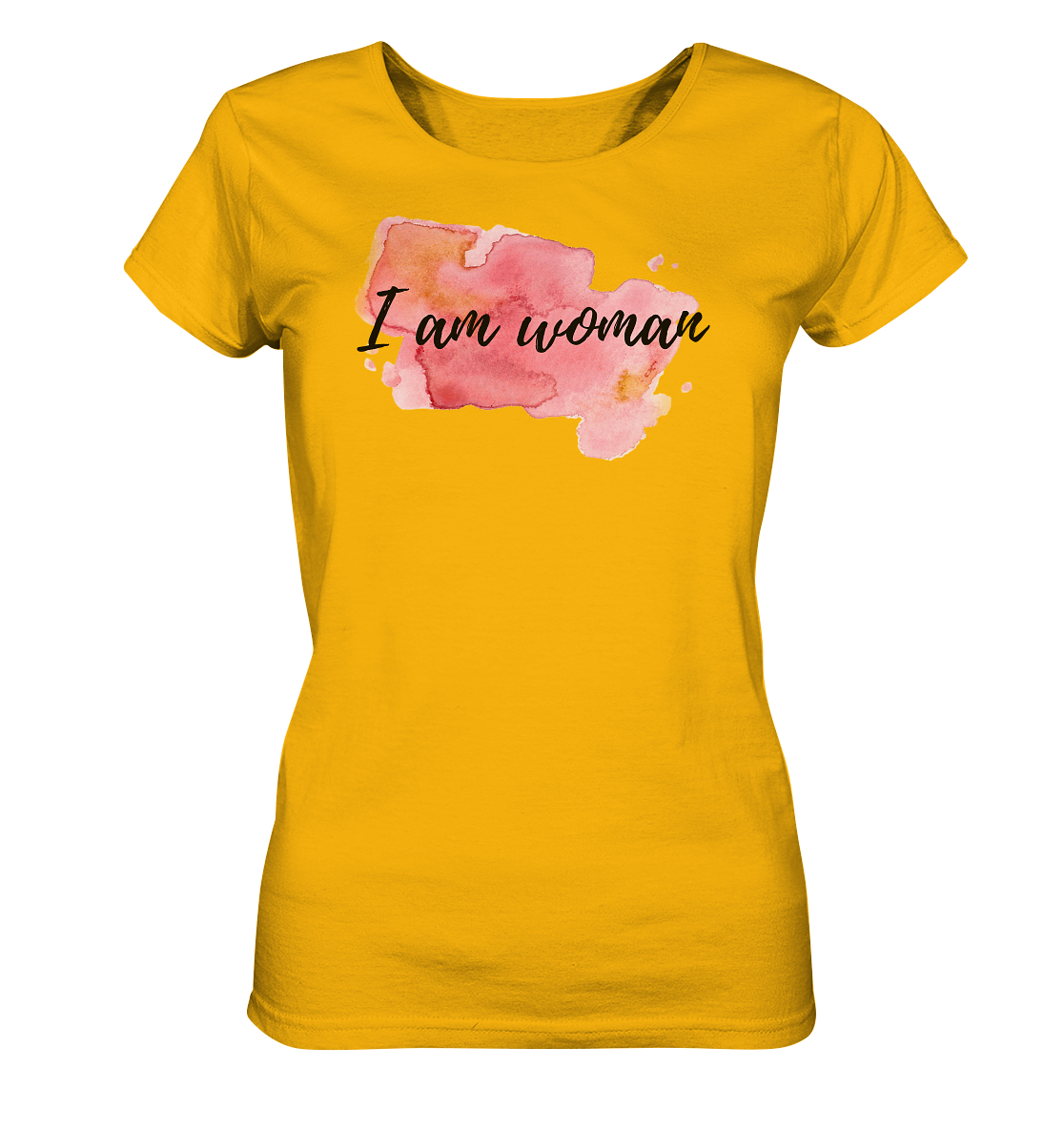 Damen Shirt "I am woman"  - aus 100% Bio-Baumwolle