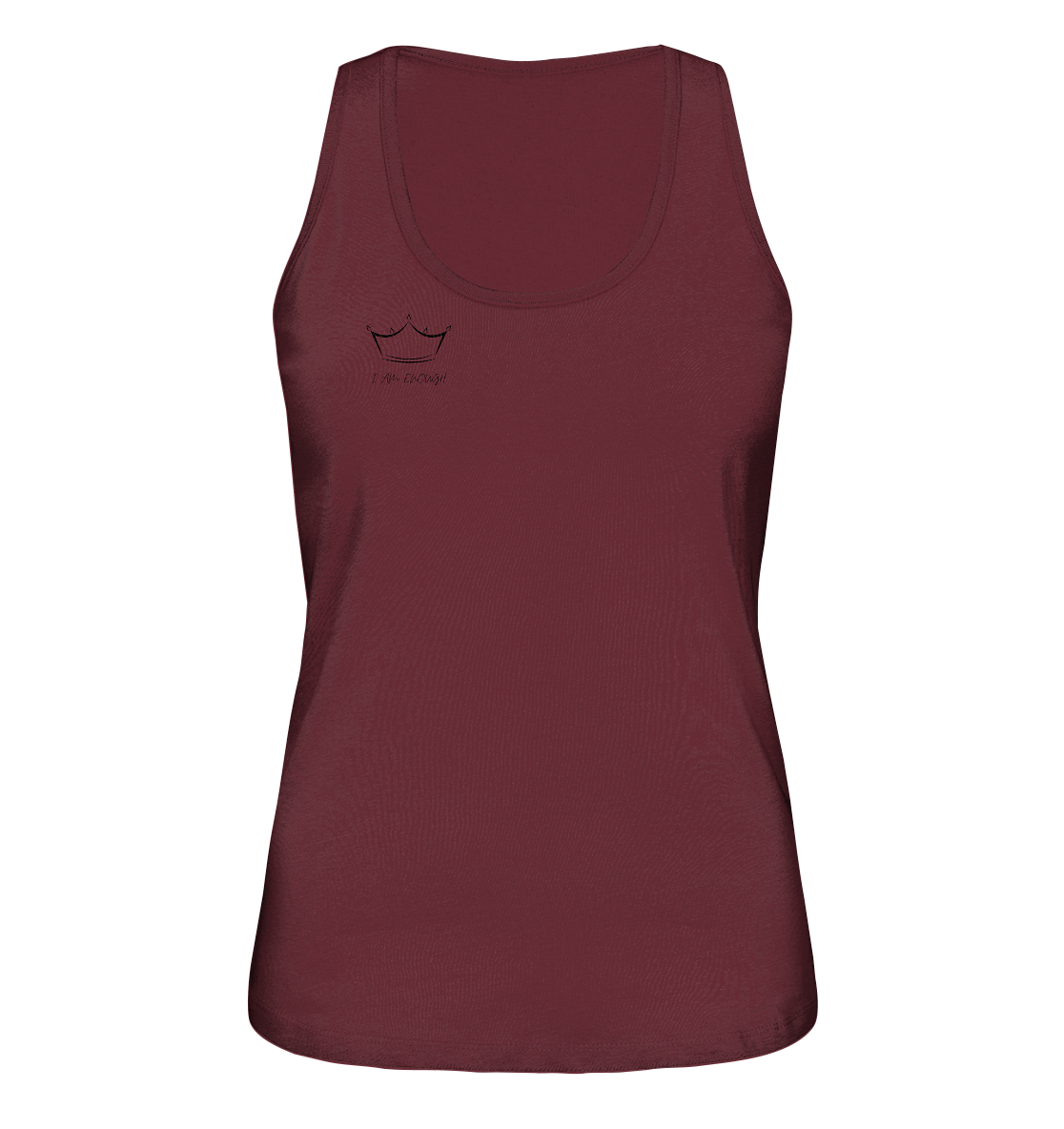 Damen Tank-Top "I am enough" aus 100% Bio- Baumwolle