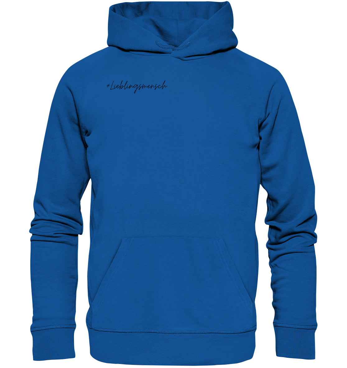 Hoodie #Lieblingsmensch - Basic Hoodie - aus 85% Bio-Baumwolle