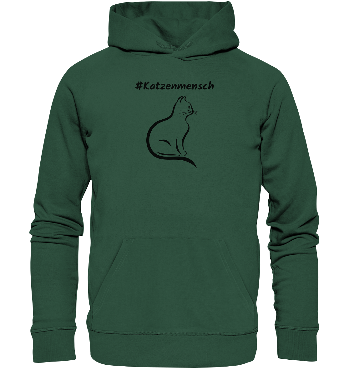 #Katzenmensch - Organic Basic Hoodie