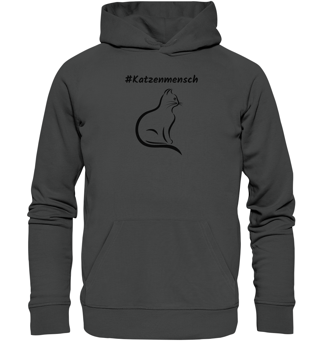 #Katzenmensch - Organic Basic Hoodie