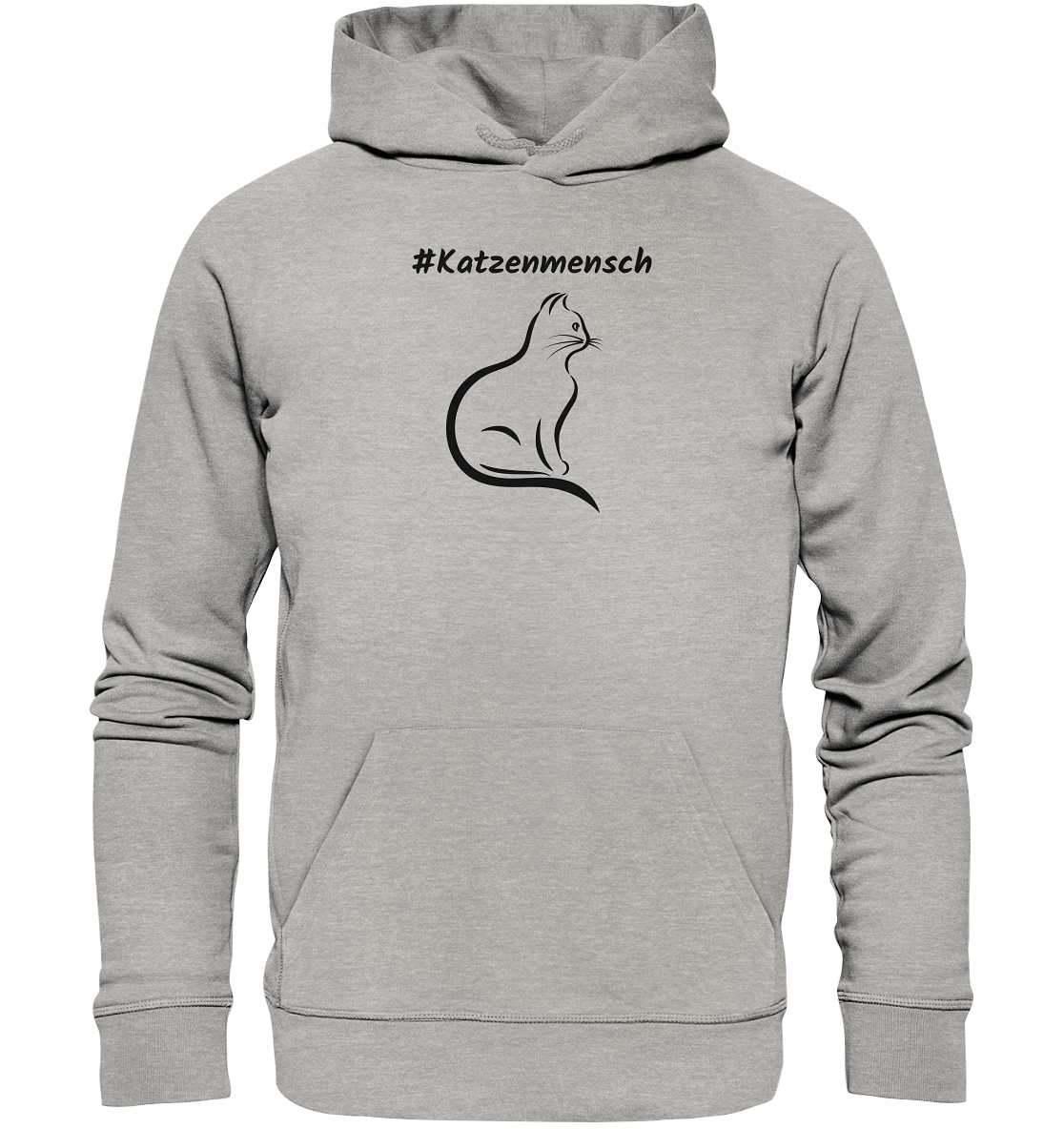 #Katzenmensch - Organic Basic Hoodie