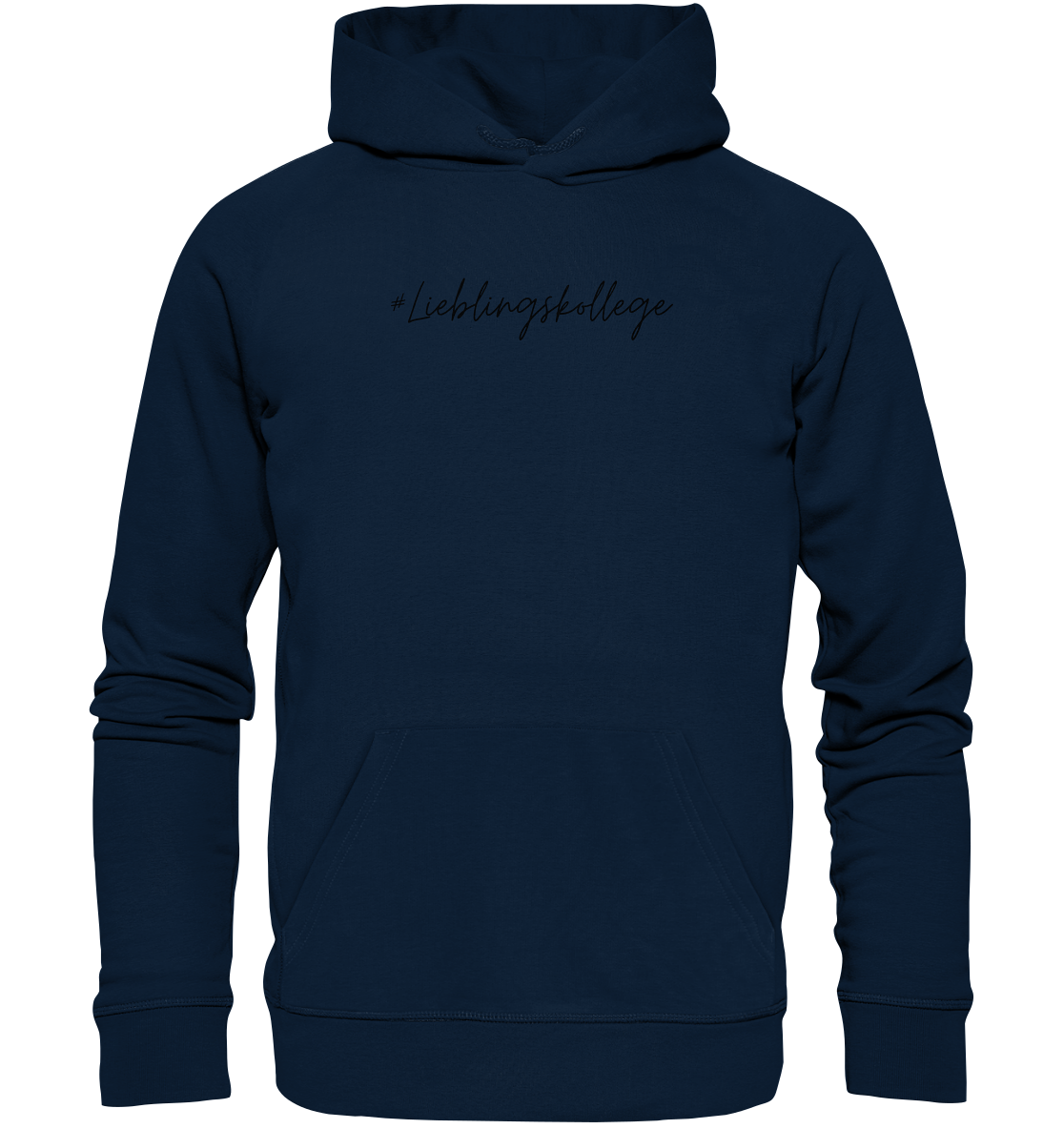 Hoodie #Lieblingskollege - aus 85% Bio-Baumwolle