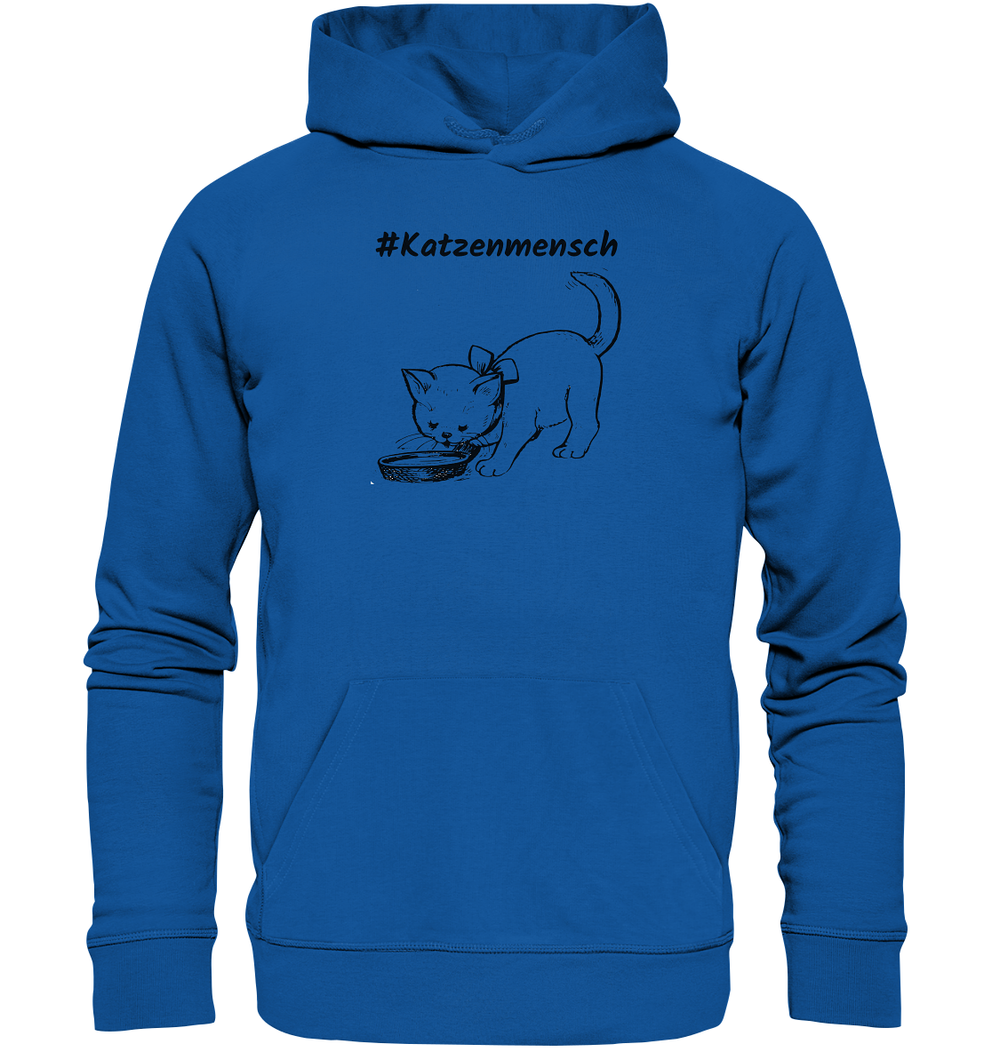 Hoodie #Katzenmensch 2 - aus 85% Bio-Baumwolle