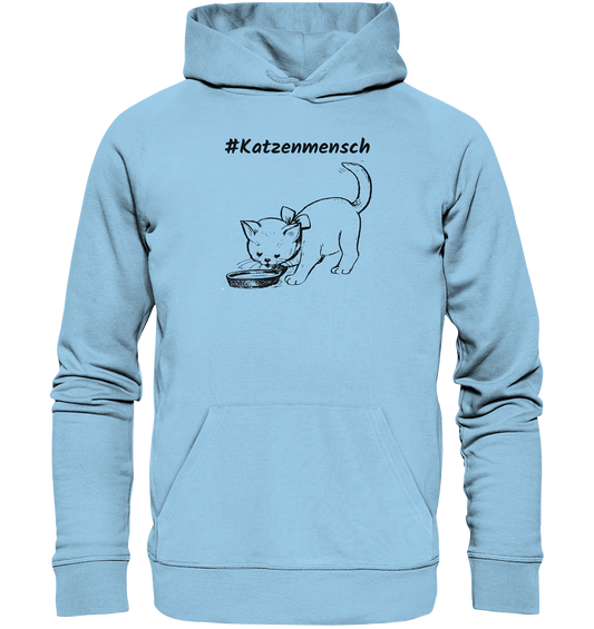 Hoodie #Katzenmensch 2 - aus 85% Bio-Baumwolle