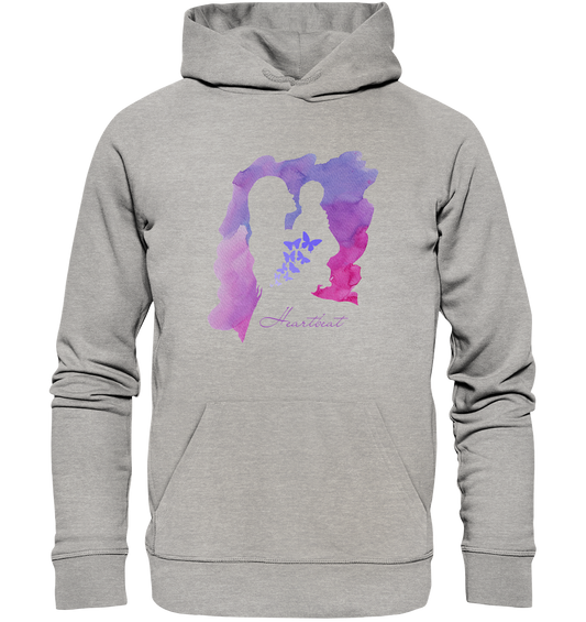 Hoodie "Heartbeat" - aus 85% Bio-Baumwolle