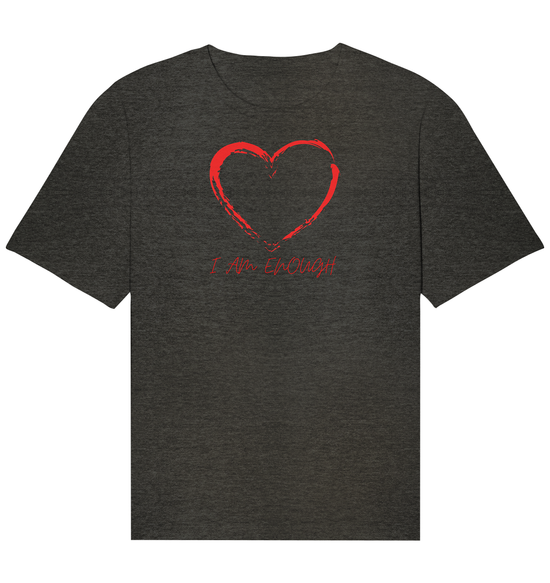 Erwachsenen T-Shirt Relaxed "I am enough" aus Bio-Baumwolle