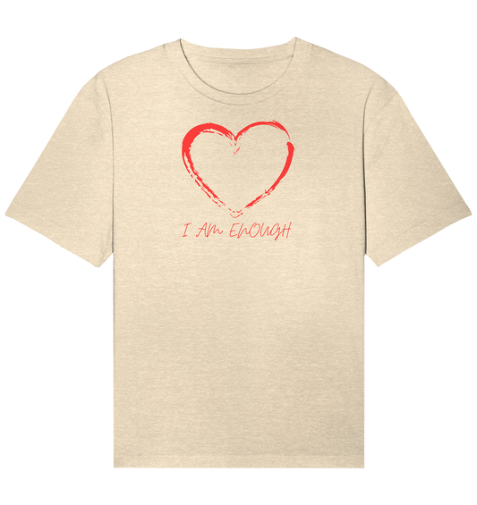 Erwachsenen T-Shirt Relaxed "I am enough" aus Bio-Baumwolle