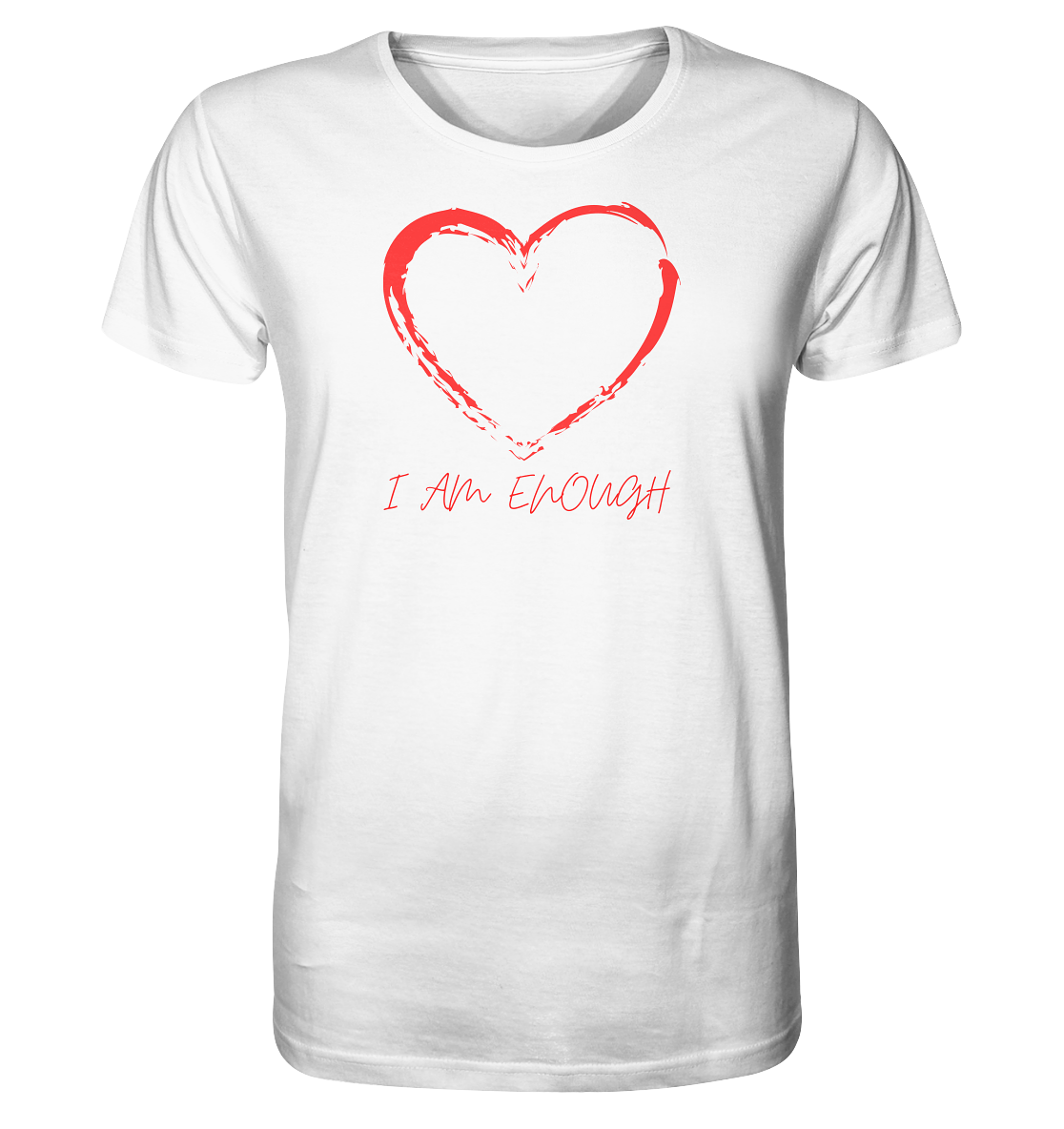 T-Shirt "I am enough" aus Bio-Baumwolle