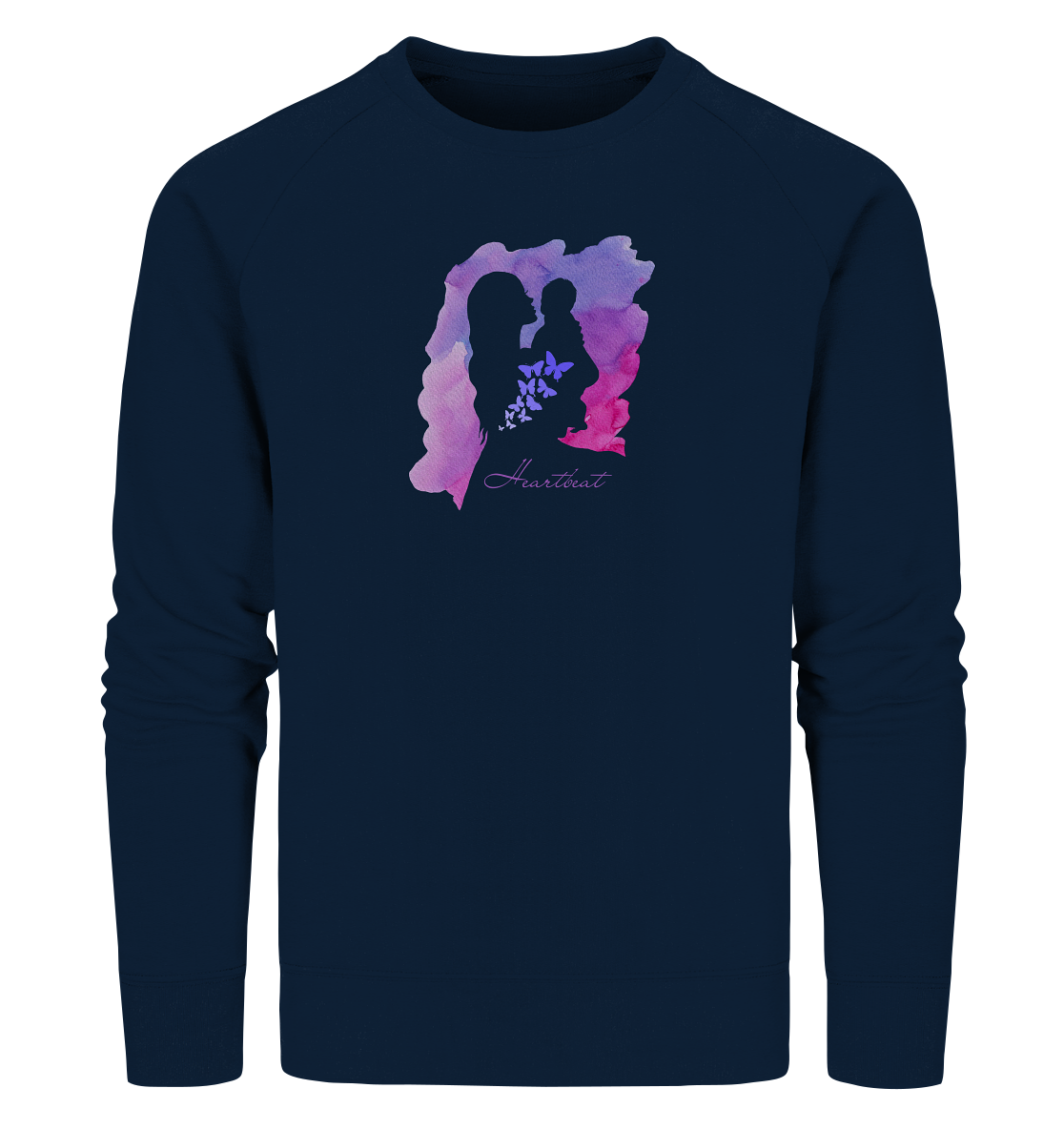 Sweatshirt "Heartbeat" - aus 85% Bio-Baumwolle