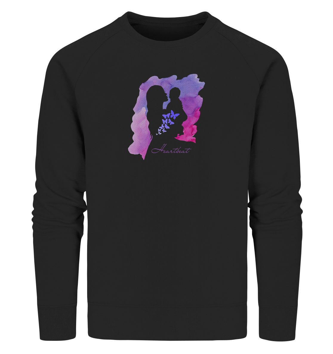 Sweatshirt "Heartbeat" - aus 85% Bio-Baumwolle