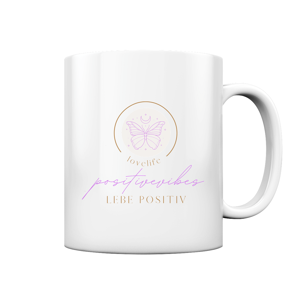 Tasse glossy "positivevibes"