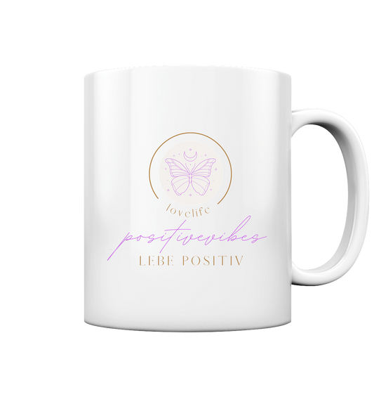 Tasse glossy "positivevibes"