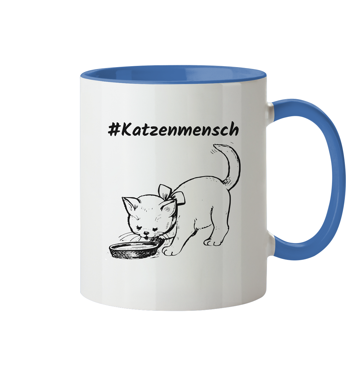 #Katzenmensch 2 - Tasse zweifarbig