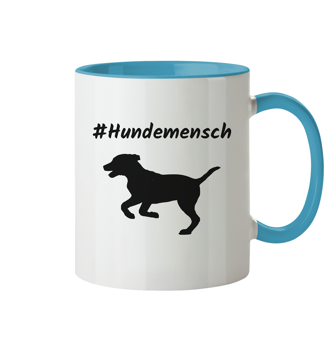 Tasse zweifarbig #Hundemensch