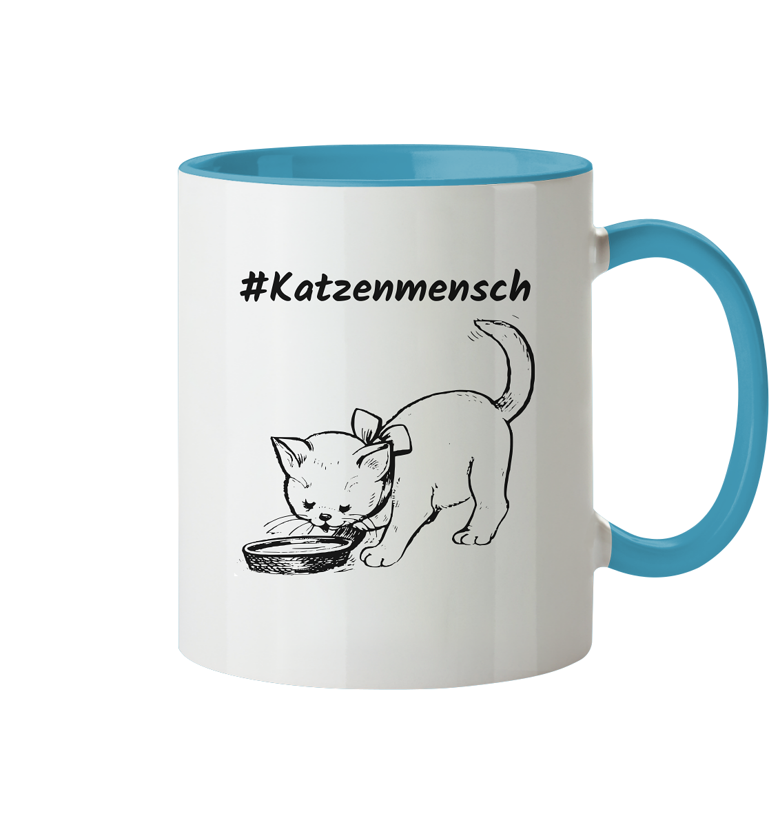 #Katzenmensch 2 - Tasse zweifarbig