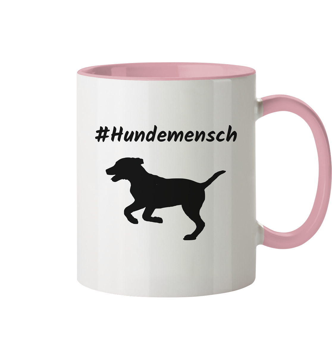 Tasse zweifarbig #Hundemensch